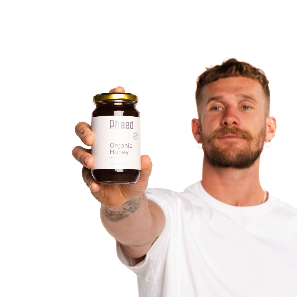 Raw organic honey natural sweetener