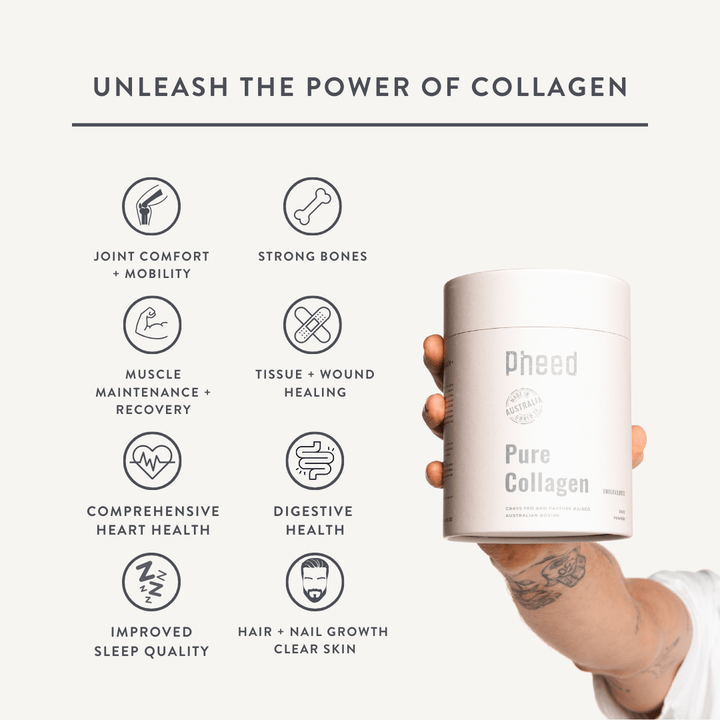 Type I & III collagen protein powder for connective tissue support