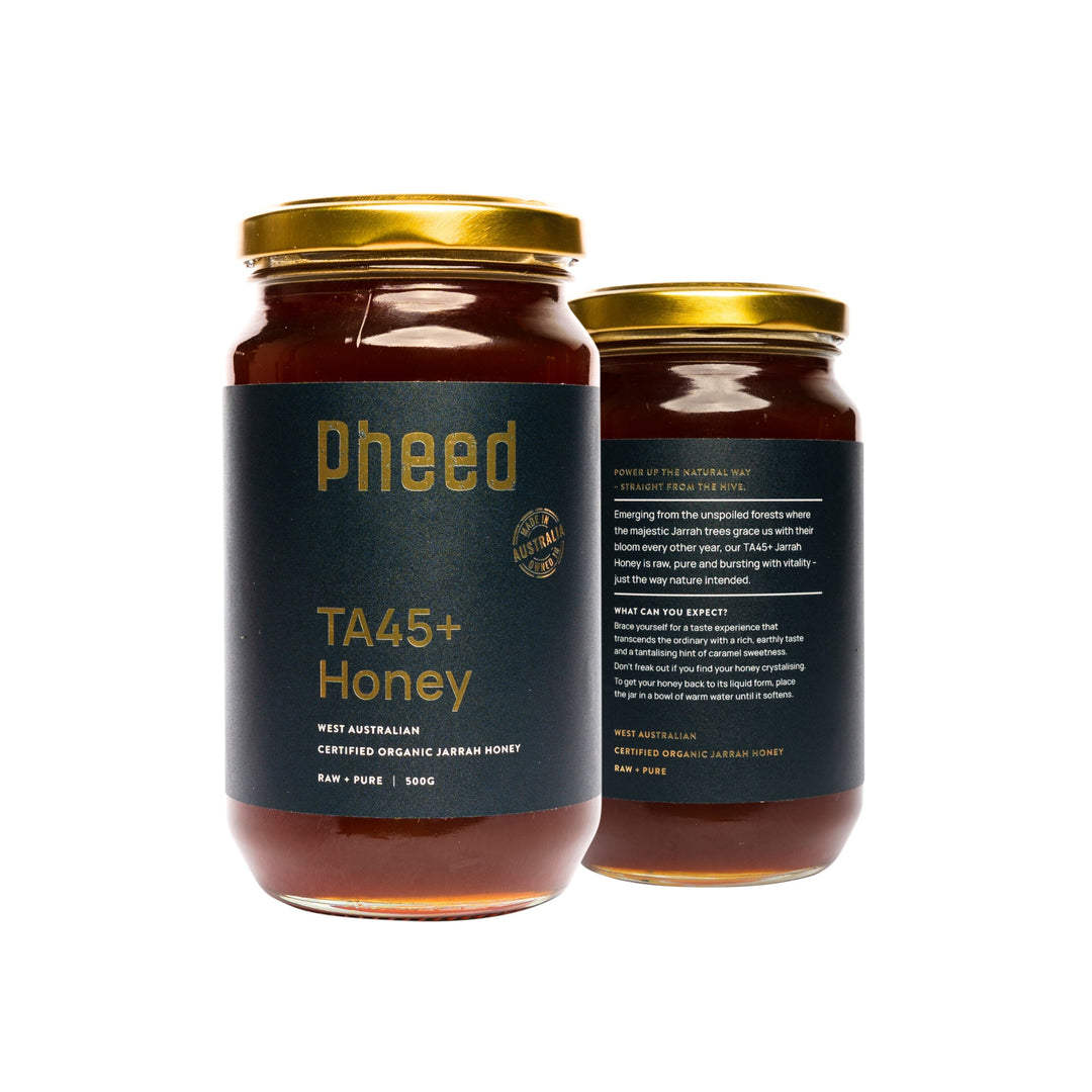 TA45+ Certified Organic Jarrah Honey - Raw, Pure, Antioxidant-Rich Honey from Western Australia