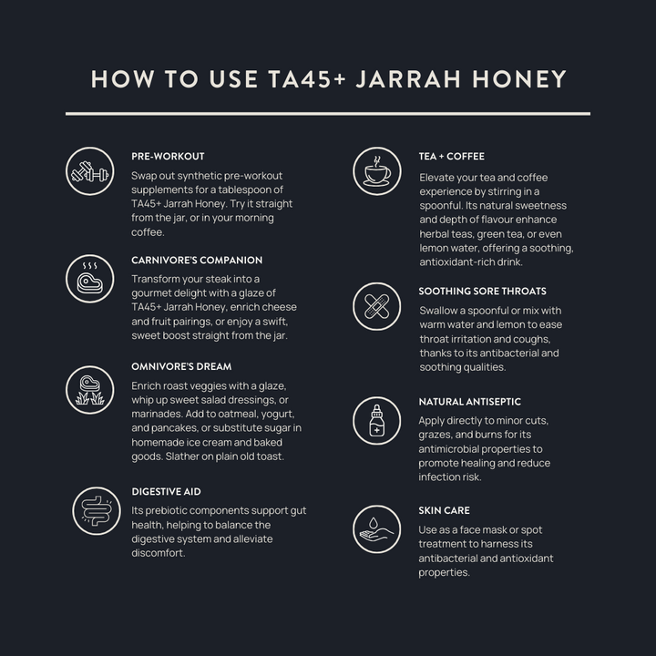 ta45+ honey how to use