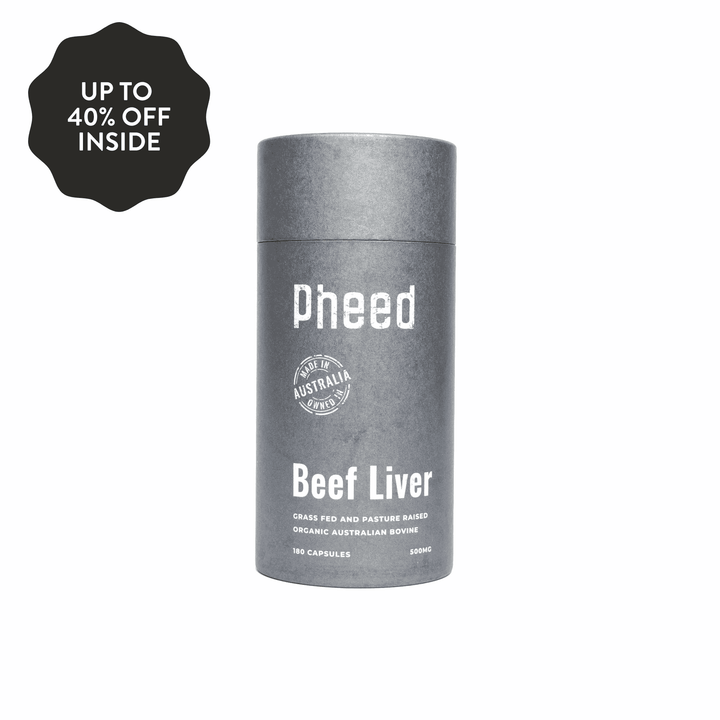 Beef Liver Capsules - Australian Organic Grass-Fed + Finished