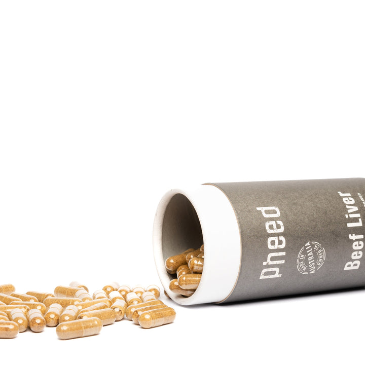 Organic beef liver capsules made in Australia