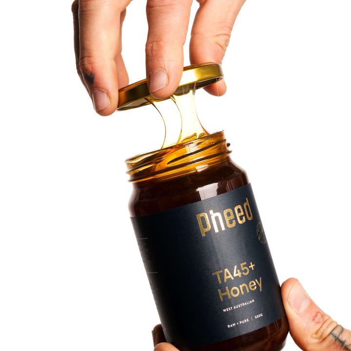 TA45+ Jarrah honey benefits for energy