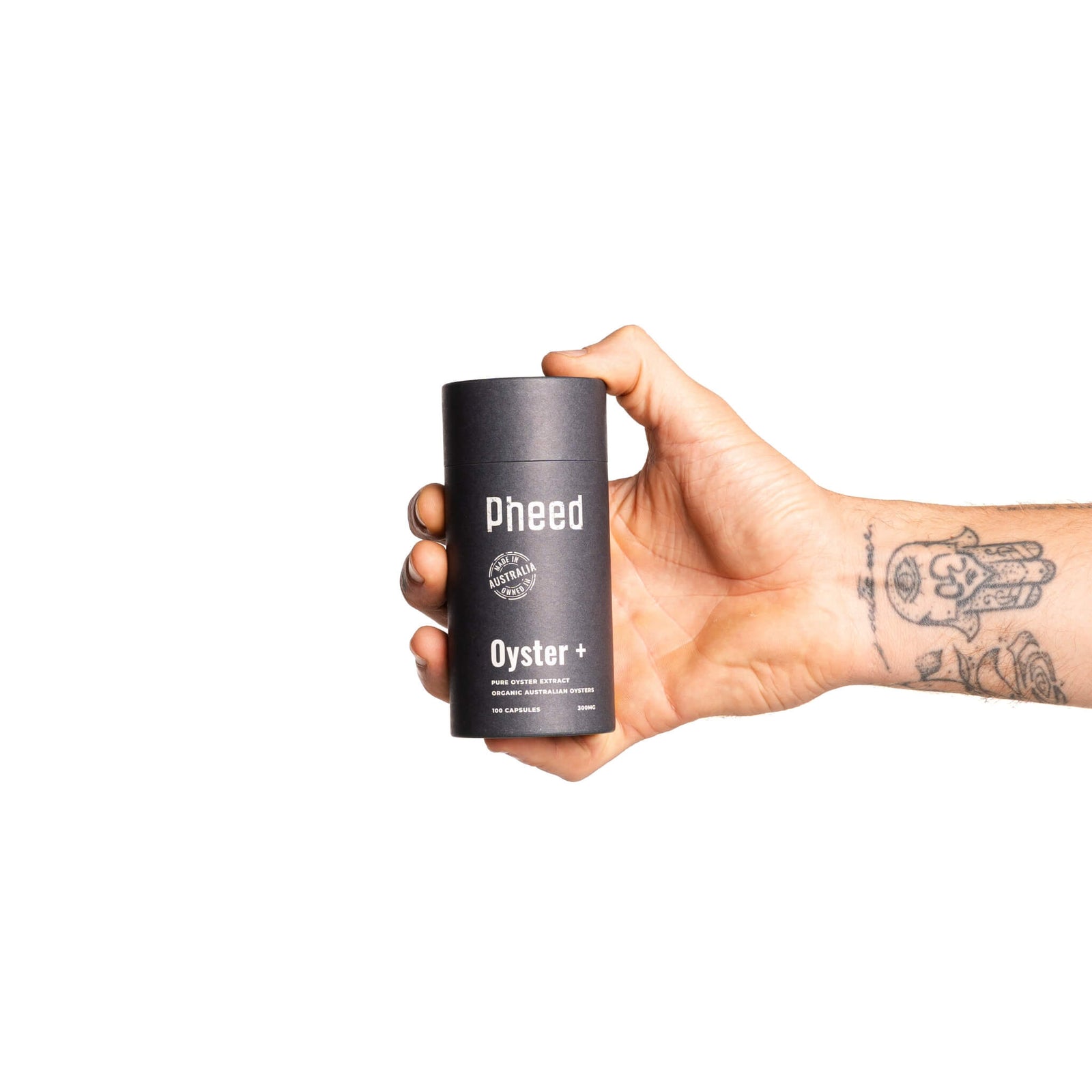 Wild-caught oyster supplement capsules for men’s health