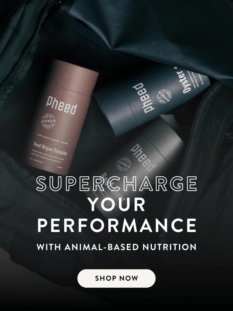 Pheed no-nonsense animal-based health supplements